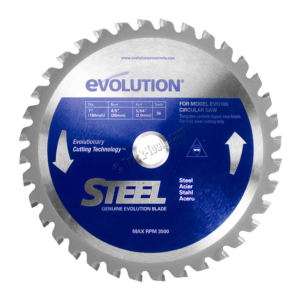 Evolution 7/" Thin Steel 180mm Blade 180BLADETS