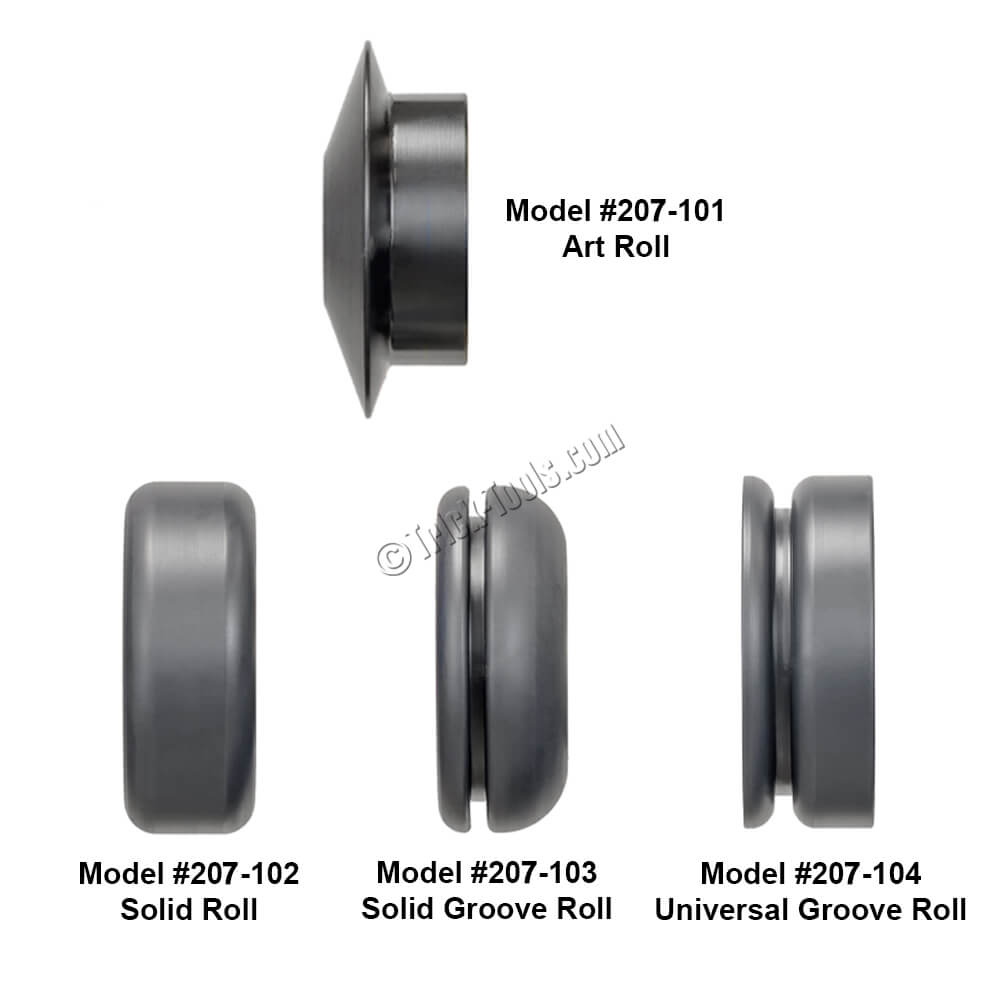 LAZZE Bead Rolls for Mittler Bros. Bead Rollers