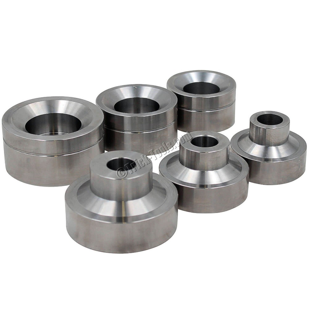 Dimple Dies Set 4 PC HD 2-1/4" 2-1/2" 2-3/4" 3" Bolt Or Press Use Premium Grade