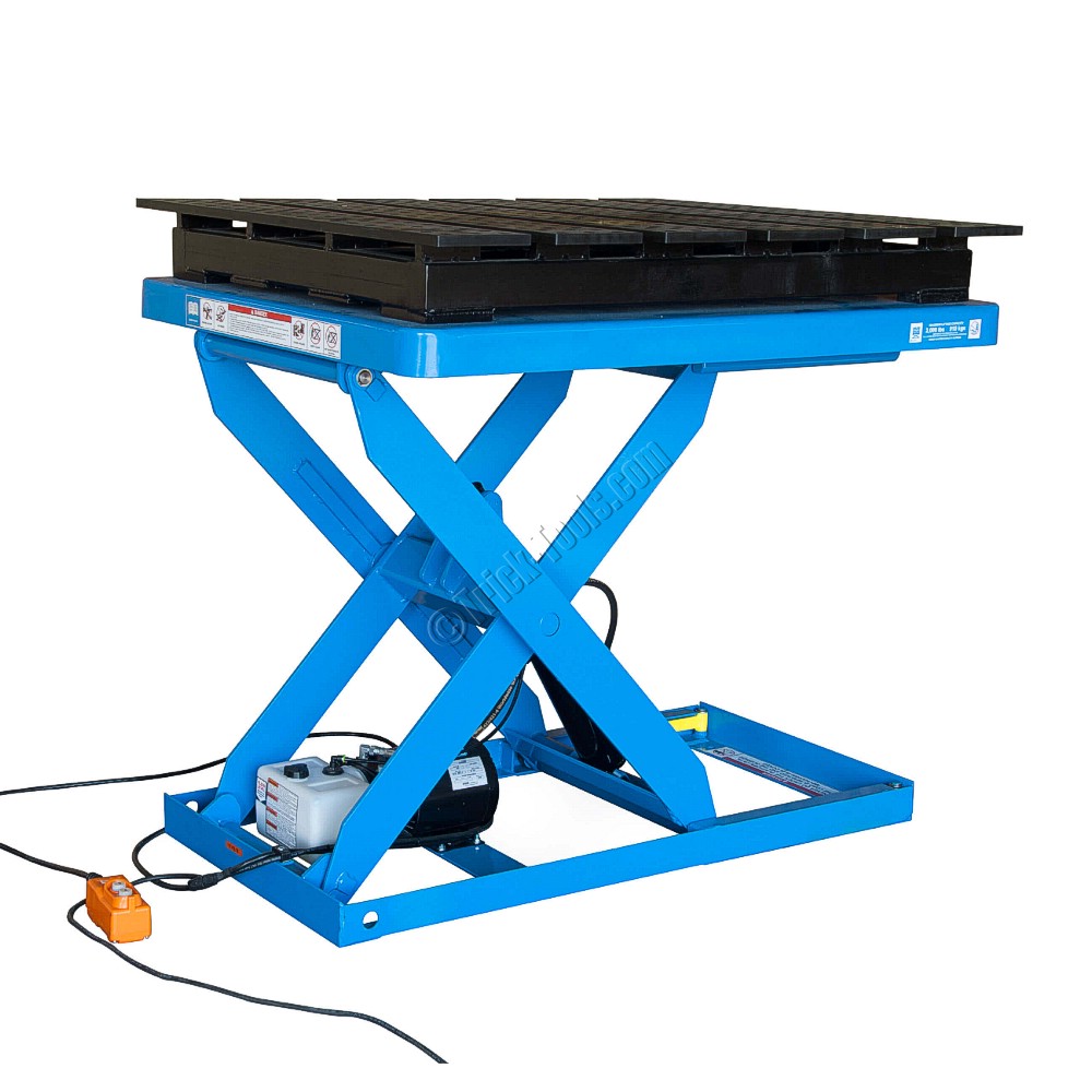 Stationary Scissor Lift Platform - 2500 lbs Capacity
