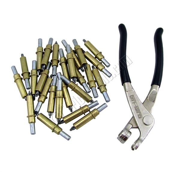 C-1/8, 1/8 inch Cleco, Cleco Pliers, 50 Piece Kit, Metal Shaping