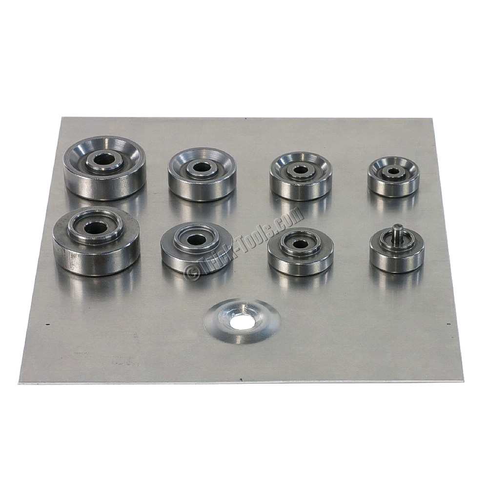 Dimple Die 1" sheet metal fabrication tools high grade treated tool steel 