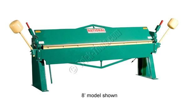 n12016 national sheet metal machines 10 foot straight brake 16 gauge sheet metal breaks