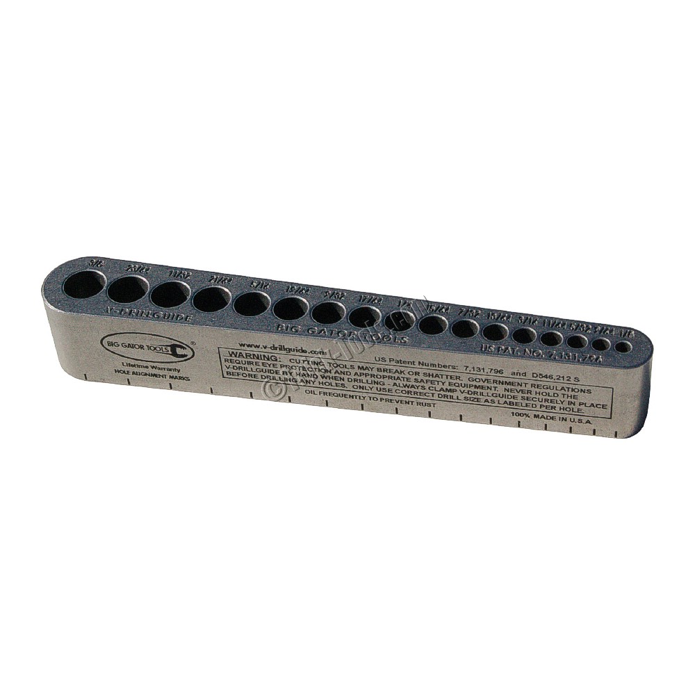 STD1000DGNP Standard V Drill Guide 1 8 to 3 8 inch