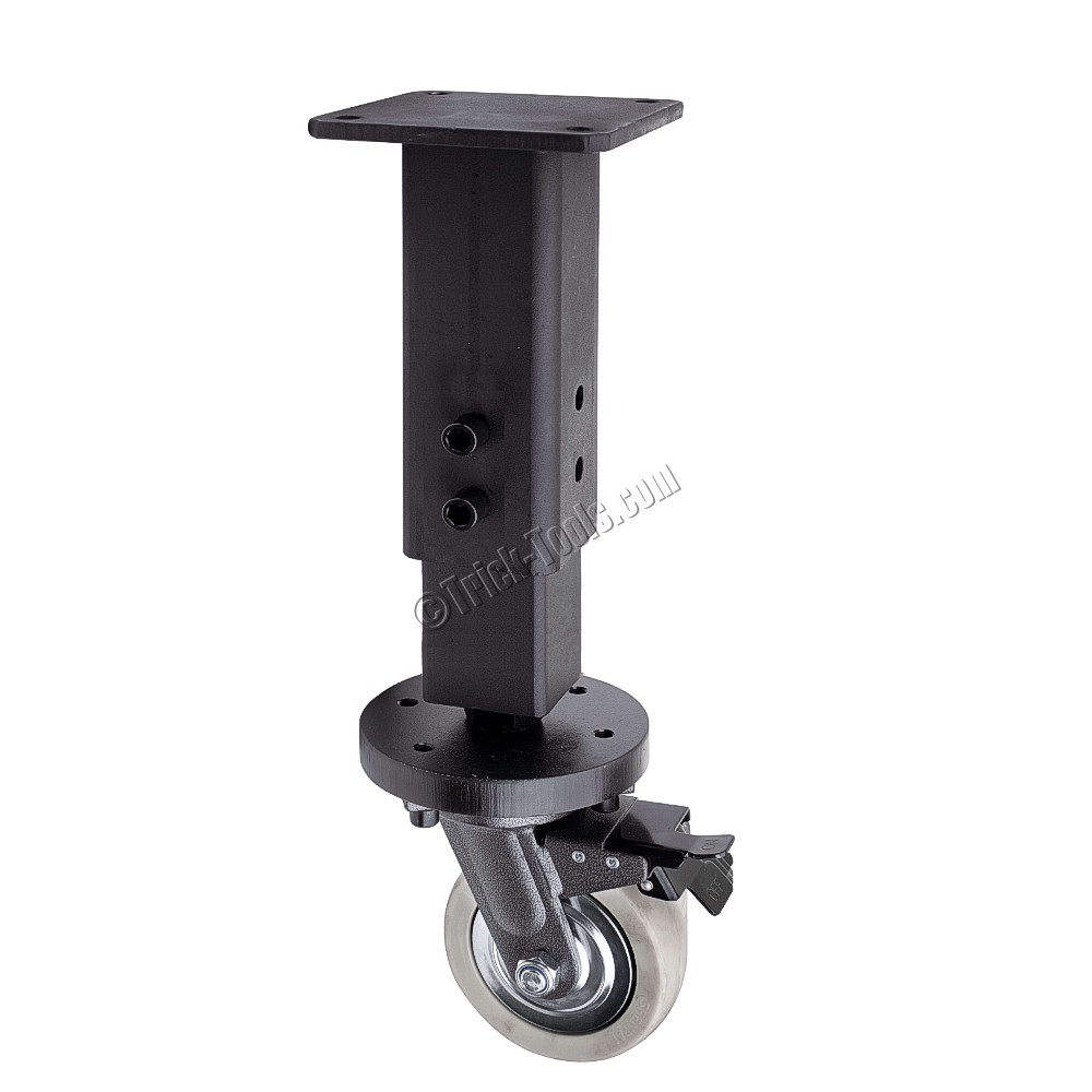 T28-82407, Height Adjustable Leg with Locking Caster for