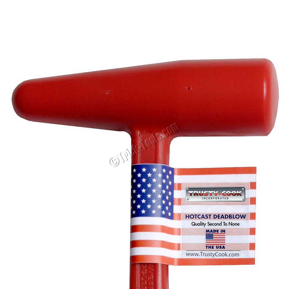 Trusty Cook TCBM1  24 oz Dead Blow Metal Shaping Bossing Mallet USA 