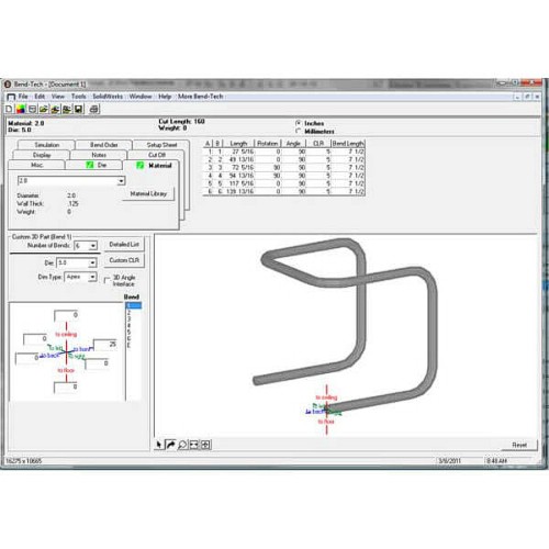 Bend-tech Pro Tube Bending Software Free Download Bend-Tech EZ-3D Tube Bending Software