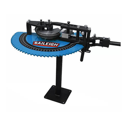 Manual Bench Bender 7 Dies 1/"-3/" Pipe Bender Pedestal Fabrication Slip Roll