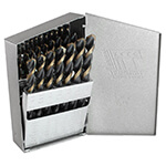 Triumph Thunderbit Drill Set with 3-Flat Shank, 29 piece