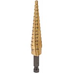 Unibit Step Drill, TiN Coated, #1T