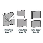 Mittler Bros. 1/16 inch Wire Bead Roll Set