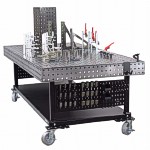 Flextur 48 x 96 inch Welding Table with 95 Piece Fixturing Kit