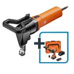 Fein BLK 5.0 E Sheet Metal Nibbler, 6 gauge with FREE Cordless Drill Set
