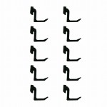Gridlok 1 inch Standard Hook, 10 pack