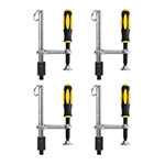 BuildPro 16mm Inserta Clamps, Straight Handle, 150mm, 4 pack