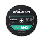 Evolution EVOMAX 14 inch Circular Saw Blade - Aluminum