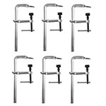 Bessey 12 inch ClassiX Series Bar Clamp, 6 pack