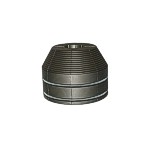 Huth 45 degree Flaring Segment, 2-1/2 to 3-1/2 inch