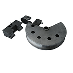 JMR Industrial Die, 3/4 inch SQUARE x 4 inch CLR, 240 degrees