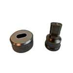 1/4 x 1-1/16 inch Oblong Punch and Die for Piranha Ironworkers