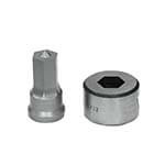 3/4 inch Hexagonal Punch and Die for Baileigh Ironworkers