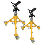Strong Hand Foldable Tripod with Casters, 2 pack