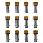 BuildPro Ball Lock Bolt, Long, connects an accessory to the table, 12 pack