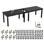 Siegmund Imperial 16 Welding Table Bundle, (2) 36 x 48 inch + 12 inch