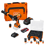 Fein 4-Speed, 1/2 inch Hammer Drill/Driver with Accessory Set Bundle