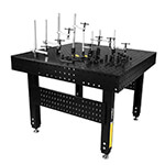 Flextur 48 x 48 inch Nitrided Welding Table with 40 Piece Fixturing Kit