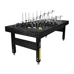 Flextur 48 x 96 inch Nitrided Welding Table with 80 Piece Fixturing Kit